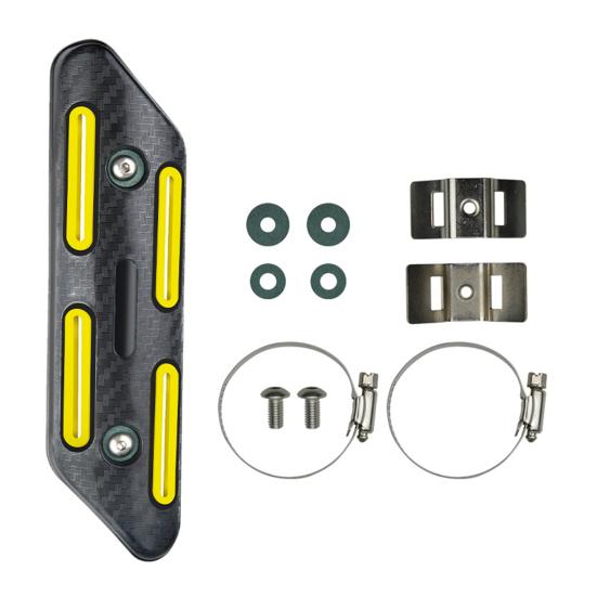 Motorcycle Exhaust Pipe Cover Anti-scalded Heat Insulation Universal Motorbike Exhaust Tube Trim Protector Shield Guard Modification Replacement Parts