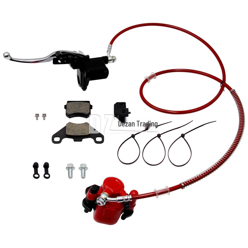 ATV Beach Buggy Brake Kit 50CC-125CC: Hand Rear Brake, Upper/Lower Pump, Disc Assembly, Brake Pads