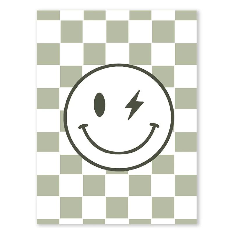 T's Cool To By Smiley Gallery Wall Art Biehl Smiley Alphabet Poster Green Sage Game Canvas Painter Residence Bedroom Decoration