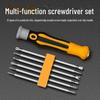 12-in-1 Multi-Function Screwdriver Set with CR-V Hardened Special-Shaped, Plum, and Triangle Screwdrivers (6 Pieces)