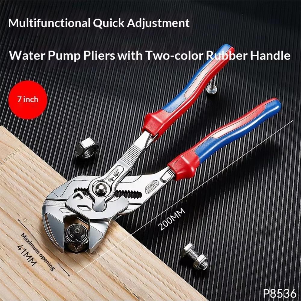 Adjustable Clamp Water Pump Pliers Eagle Beak Design Large Opening Pipe Clamp Household Repair