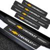 4-компонентные накладки на пороги с карбоновым покрытием для Chevrolet Silverado Impala Malibu Cruze и т.д. Устойчивы к царапинам, легко устанавливаются