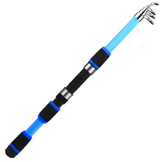 Новая маленькая удочка 1,8 м, вращающаяся удочка для приманки, телескопическая удочка с ручкой из ЭВА, подходит для начинающих, детский подарок