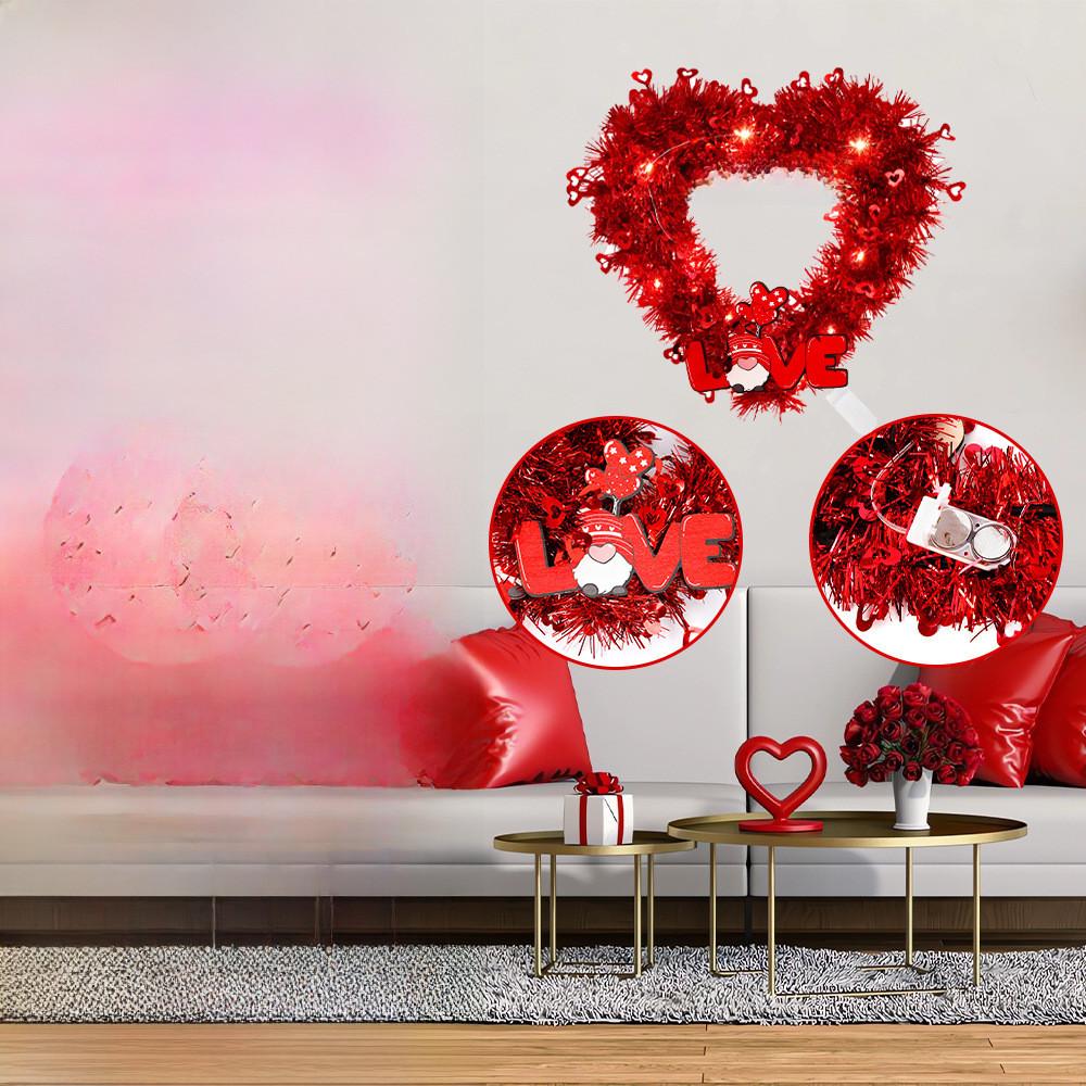 Любовь Светодиодная Очаровательная Гирлянда Сердечки Для Незабываемого Дня Святого Валентина И Мероприятий Свадьба