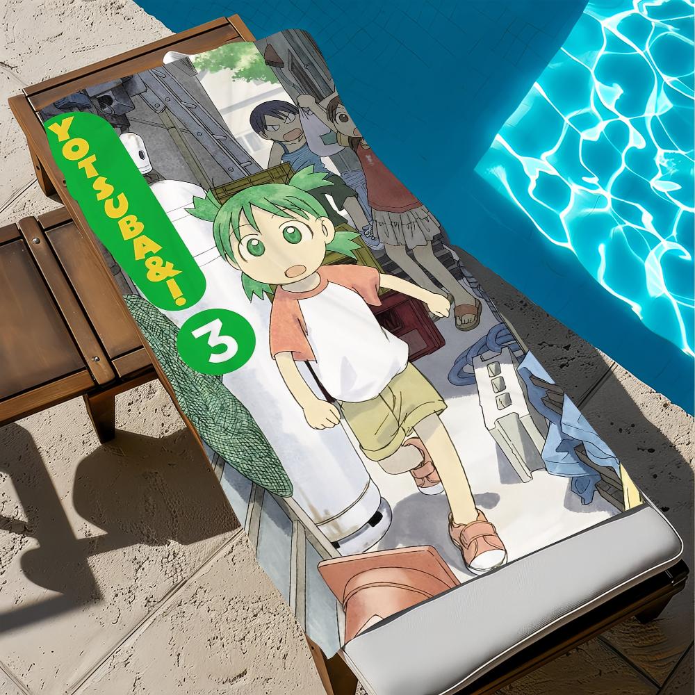 Популярное японское аниме Y-Yotsuba-a Полотенце Пляжное Быстросохнущее Мягкое Полотенца для Бассейна Подарок для Путешествий Спортзал Душ Кемпинг спорт