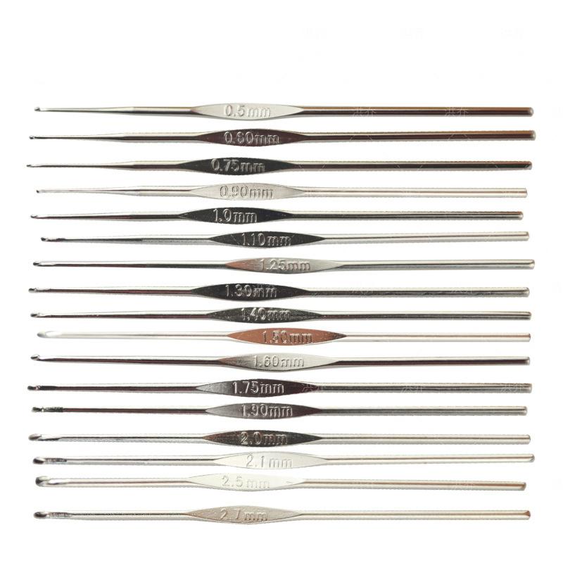 10 шт., крючки для вязания крючком, вязание крючком, спицы, набор вязальных спиц, комплект для вязания крючком