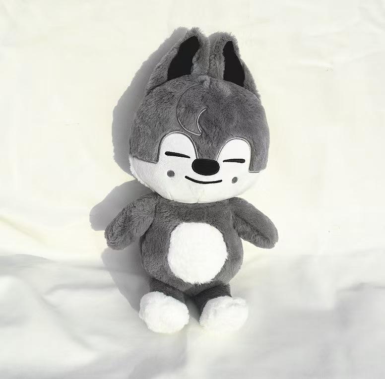 Large Plush Pillow Stray Cute Stuffed Toy, Soft Fluffy Cartoon Plushie for Stray Fans, Birthday Christmas Gift