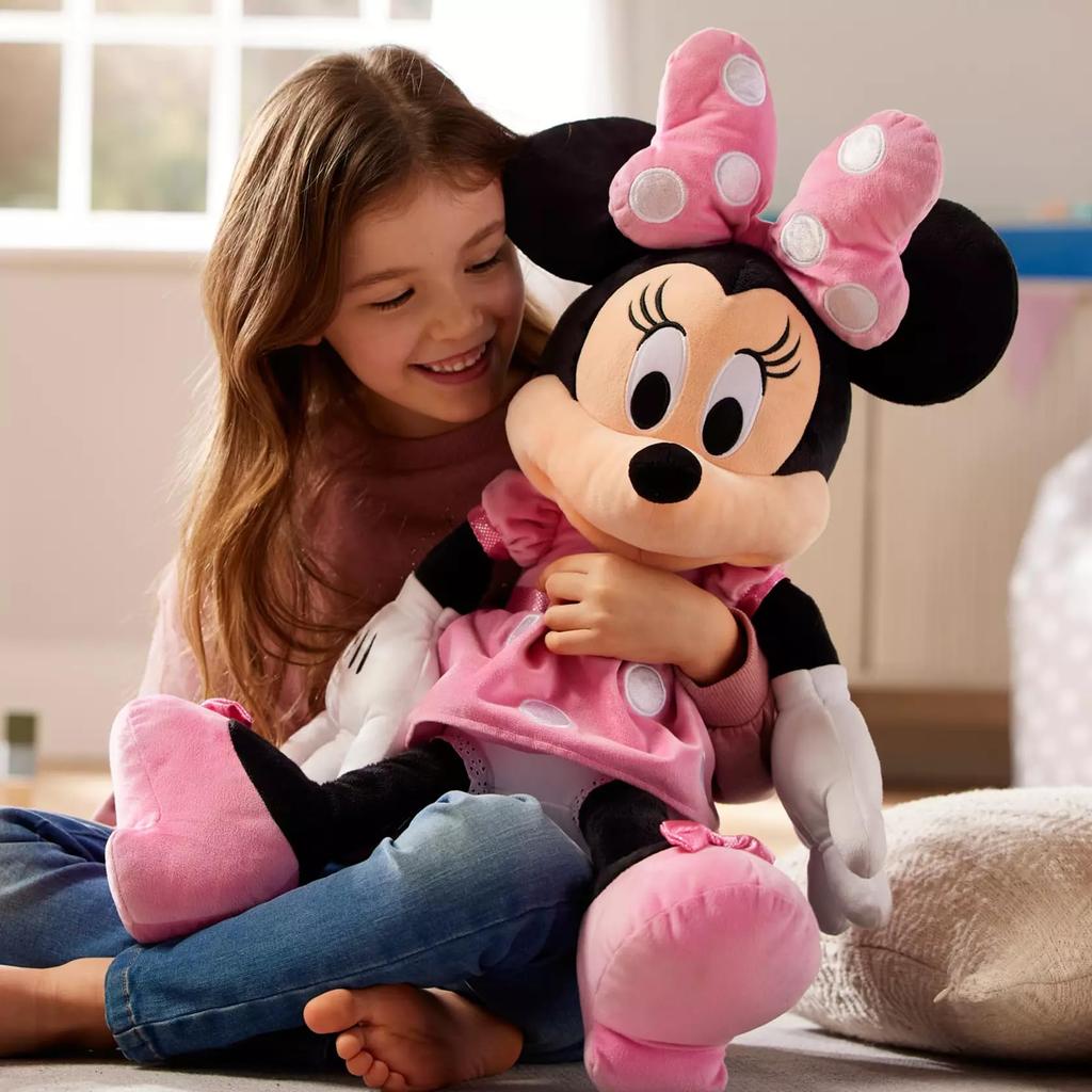 Disney Store Disney Minnie Mouse Large 2018 Model Plush, Pink, 27-inch,