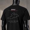 Brno Street Circuit Racing Track Outline Racing Oversize Shirt Vintage T Shirt Sport Gift Automotive Motorsport Crewneck Mechanic