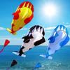 Large Dolphin Kite Flying Soft Kites Line Ripstop Nylon Outdoor Toys Octopus Kite Factory Alien Inflatable Kites