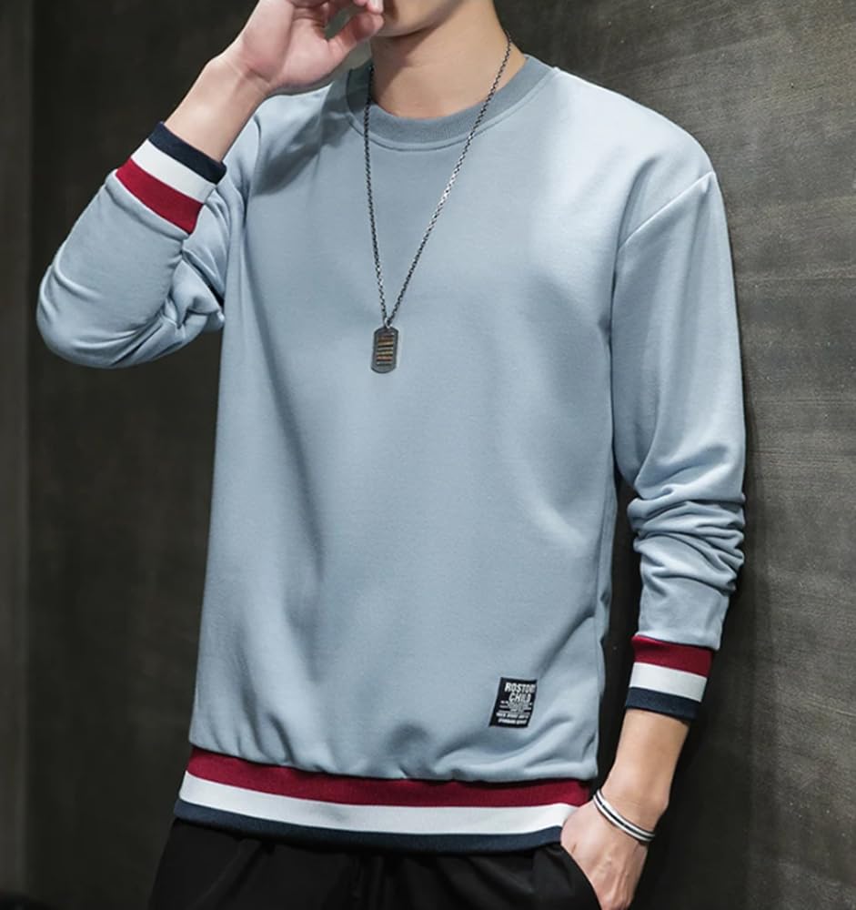 Fall Hoodie Long Plus Loose Oversized Pullover [foveitaa] Men's T-Shirt, Sleeve, Size, Fit, Silhouette, Top, Casual, Stylish, Spring/Autumn, Simple,