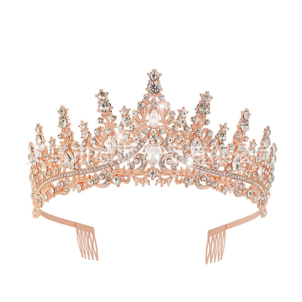Свадебный головной убор Аксессуары для волос Банкетная вечеринка Прическа Корона Корона