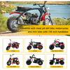HIAORS Комплект ручки руля с тросом газа 7/8" 22 мм для Predator 196cc 212cc 6.5hp Coleman CT200U CT200U-EX BT200X Baja Warrior MB200 79cc 100cc CT100U
