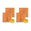 Nat Habit Exfoliating Orange Butter Bath Soap With Ayurvedic Cold Processed For Brightening (Pack of 4 X 125gm)