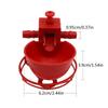 10PCS/20PCS Chicken Drinking Cup Indoor Outdoor Practical Chicken Feeders Drinker Plastic Automatic Water Dispenser
