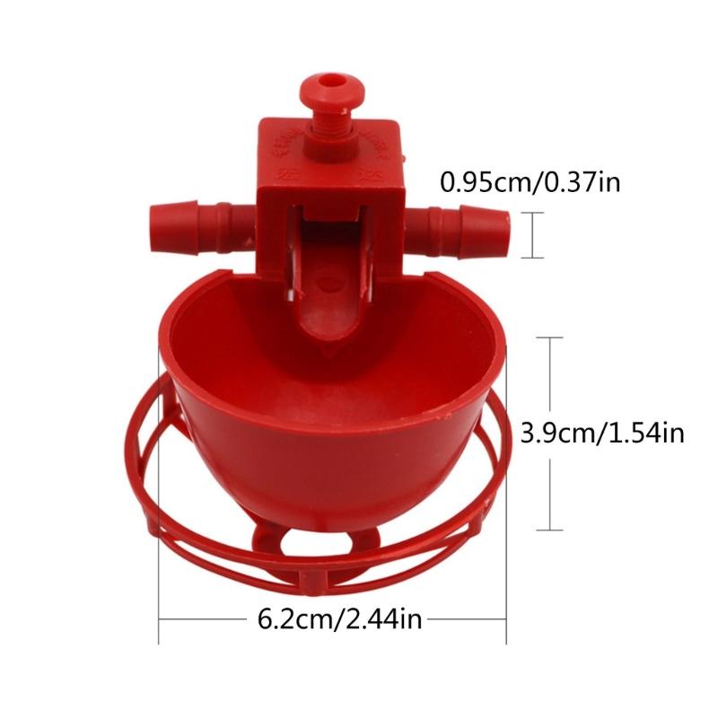 10PCS/20PCS Chicken Drinking Cup Indoor Outdoor Practical Chicken Feeders Drinker Plastic Automatic Water Dispenser