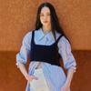 На заднем ремешке Вязаный бюстье Nek5mv515