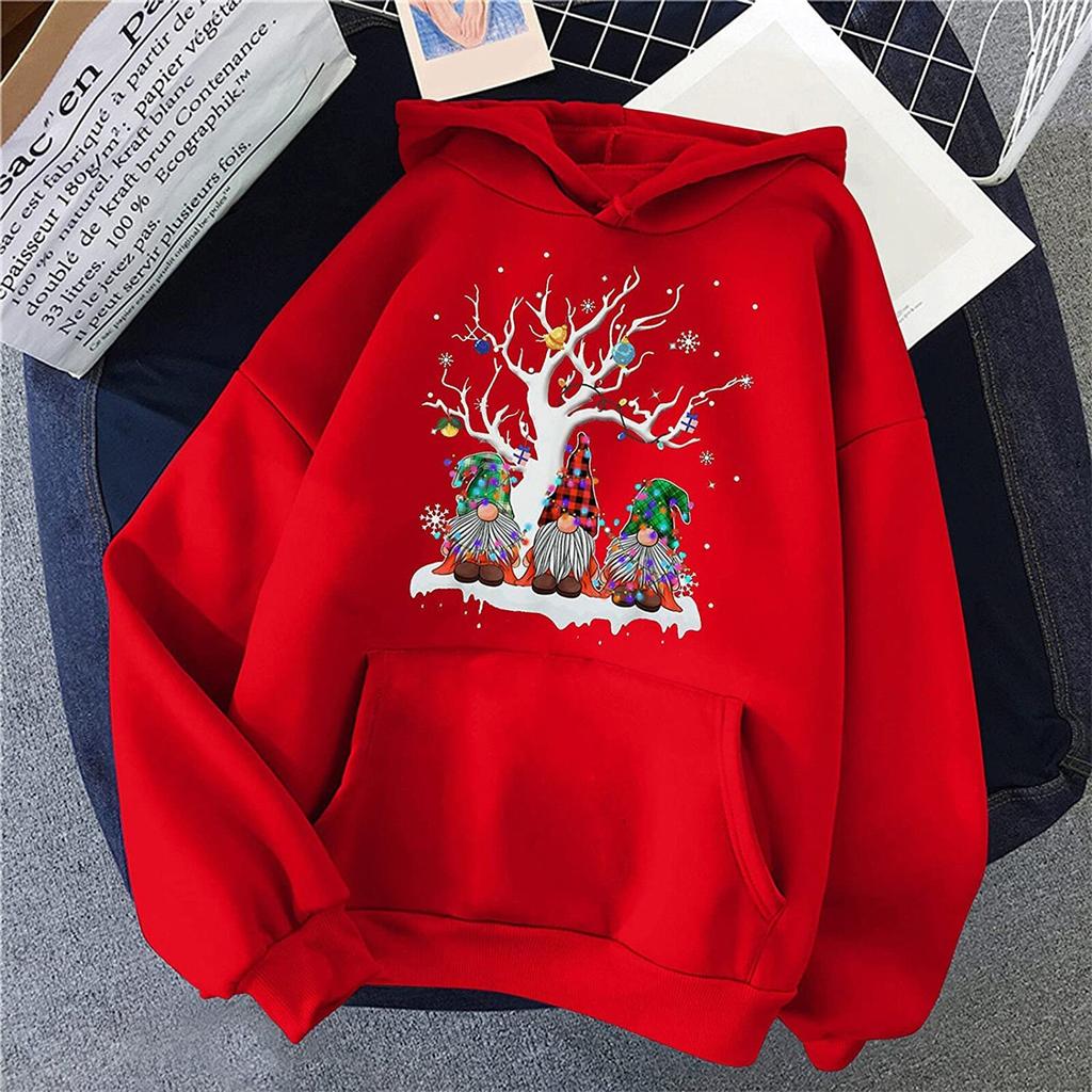 Kawaii Рождественский олень палевый принт толстовки для мужчин спортивный костюм аниме женская толстовка одежда с капюшоном