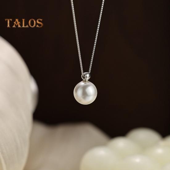 Women Necklace Faux Pearl Pendant Copper Snake Bone Chain Party Wedding Prom Clavicle Necklace Neck Jewelry