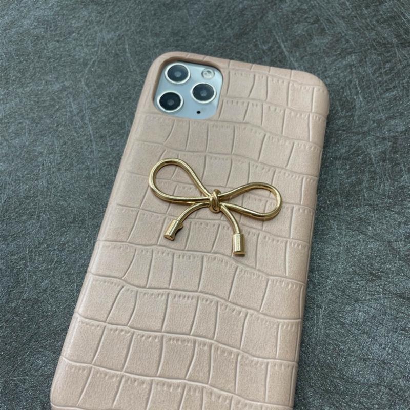 Элегантный золотой/серебряный бант, стильный аксессуар для рукоделия, металлические бабочки-узлы для поделок своими руками и украшения телефона