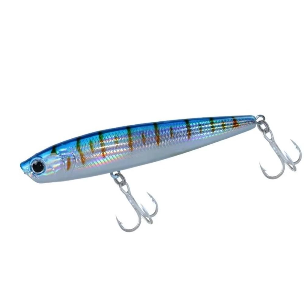 Streamline Design Floating Popper Lure Laser Coating Bass Fishing Lure  Stream Fishing