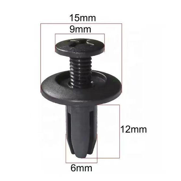 6mm Car Plastic Expansion Screw for Fender & Trunk