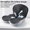 Universal Seat Cushion Anti-Slip Base Design Memory Foam Seat Cushion with Lumbar Support Ergonomic Wheelchair Cushion