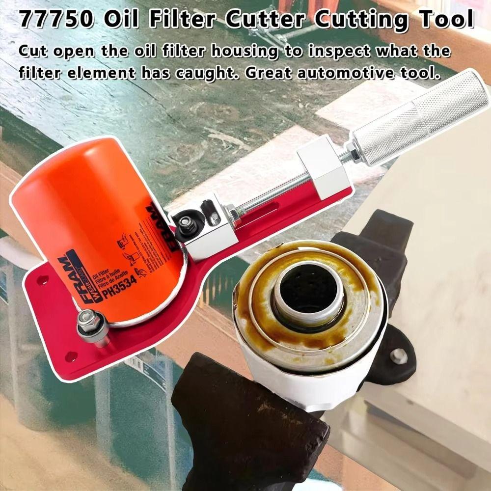 Adjustable Design Oil Filter Cutter Billet Aluminum Inspection Tool Filter Cutting