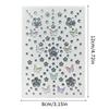 Face Diamond Gem Sticker Butterfly Flowers  Tattoo Eyeshadow Stickers For Festival Nail Body Makeup Bling Jewel Diy
