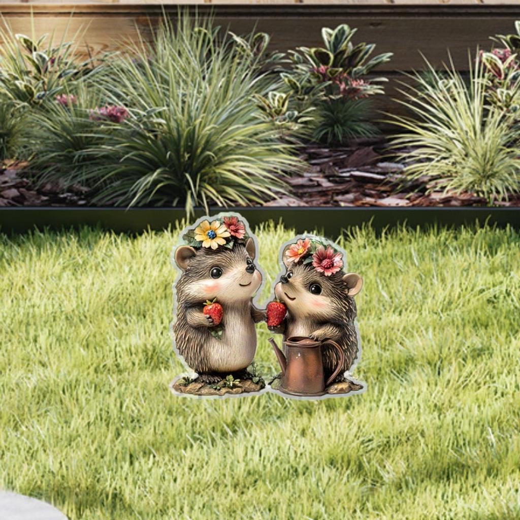 2D Акриловый Садовый Колышек Украшение Декор Табличка для Вечеринки Балкона Фестиваля