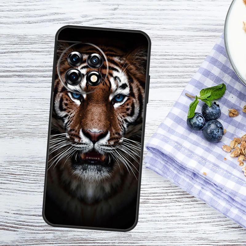 Tiger Face Case For OnePlus Nord CE 5 2 3 4 Lite N20 N30 OnePlus 10T 13T 13R 12R 15R 10 11 12 13 15 Cover