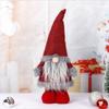 Простое украшение Санта без лица, портативное 160 г, войлочное украшение для рождественской елки и столешниц
