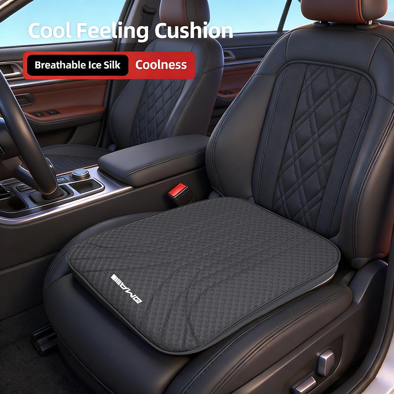 Car Ice Silk Seat Cushion Breathable Height Increasing Soft Pad For Mercedes Benz AMG W203 W206 W220 W205 W211 W212 W201 W168 CI9