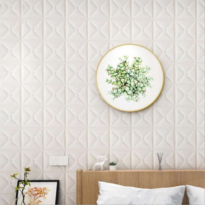 Pegatinas De Pared 3D TV Fondo Pared Sala De Estar Dormitorio Niños Habitación Impermeable DIY Papel Tapiz Decoración Del Hogar