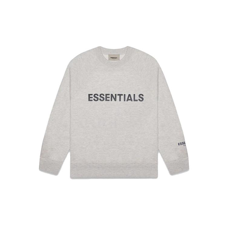 Fear of God Essentials FW20 Crew Neck Sweatshirt 'Light Oatmeal' Men's 0192250500228260