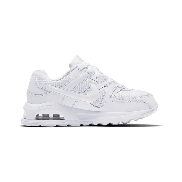 Nike Air Max Command Fle Воздушная подушка Амортизация Устойчивость к истиранию Дышащие Низкие Кроссовки для бега Белый 844347-101
