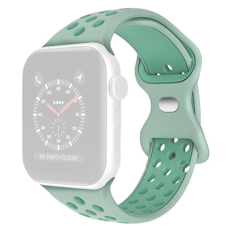 KALEBOL Для Apple Watch 10 46мм/Ultra 2/Ultra 49мм/9 8 7 45мм/SE (2023) SE (2022) SE 6 5 4 44мм/3 2 1 42мм Силиконовый ремешок для часов