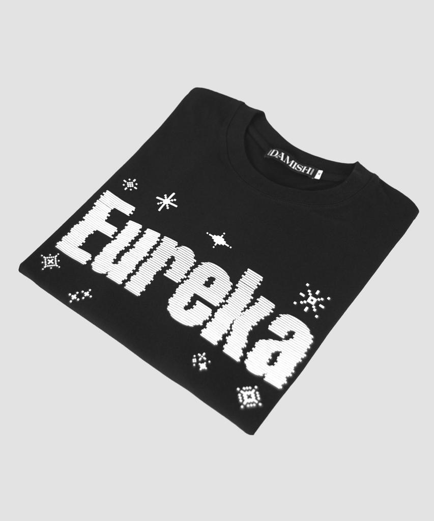 Damiswi Eureka Пиксельная Графическая Футболка_Черная
