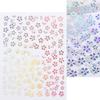 Nail Accessories Laser Nail Sticker Nail Art Decoration Flower Nail Sticker Holographic Nail Decals