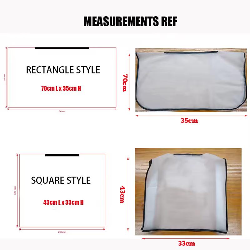 Дождевик для сумки-тоут, Защитный чехол из ЭВА, Прямоугольный/Квадратный, Матовый, Защитный, Водонепроницаемый чехол для рюкзаков для походов и покупок