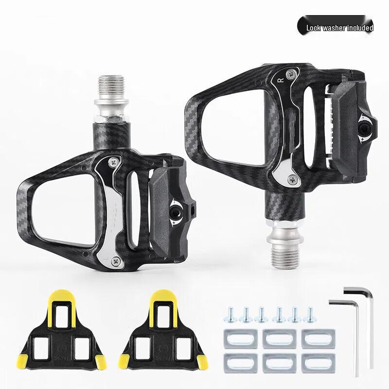 Li Shi Self-locking Bicycle Pedals with Cleats