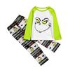 Family Matching Print Sets Pajamas Loungewear Outfits Family Matching Long Sleeve Tops+Pants Set