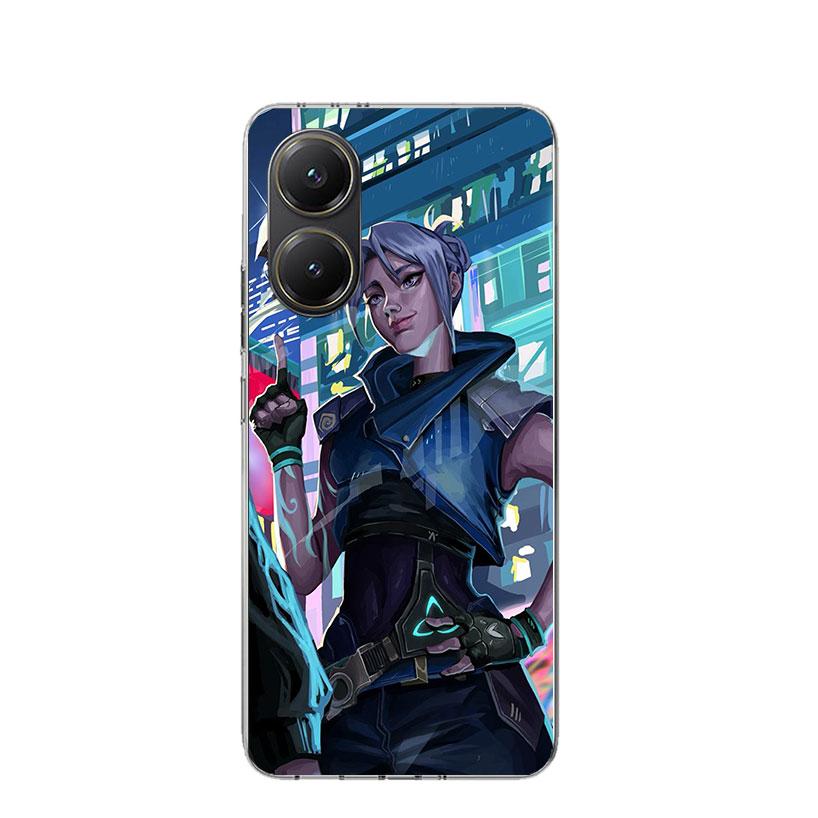 Valorant Jett Case Phone Cover for Xiaomi Poco X3 Nfc X5 X6 X7 X4 Gt F7 Ultra F6 F5 Pro F4 F3 M5S M4 M6 M3 Trend Fundas