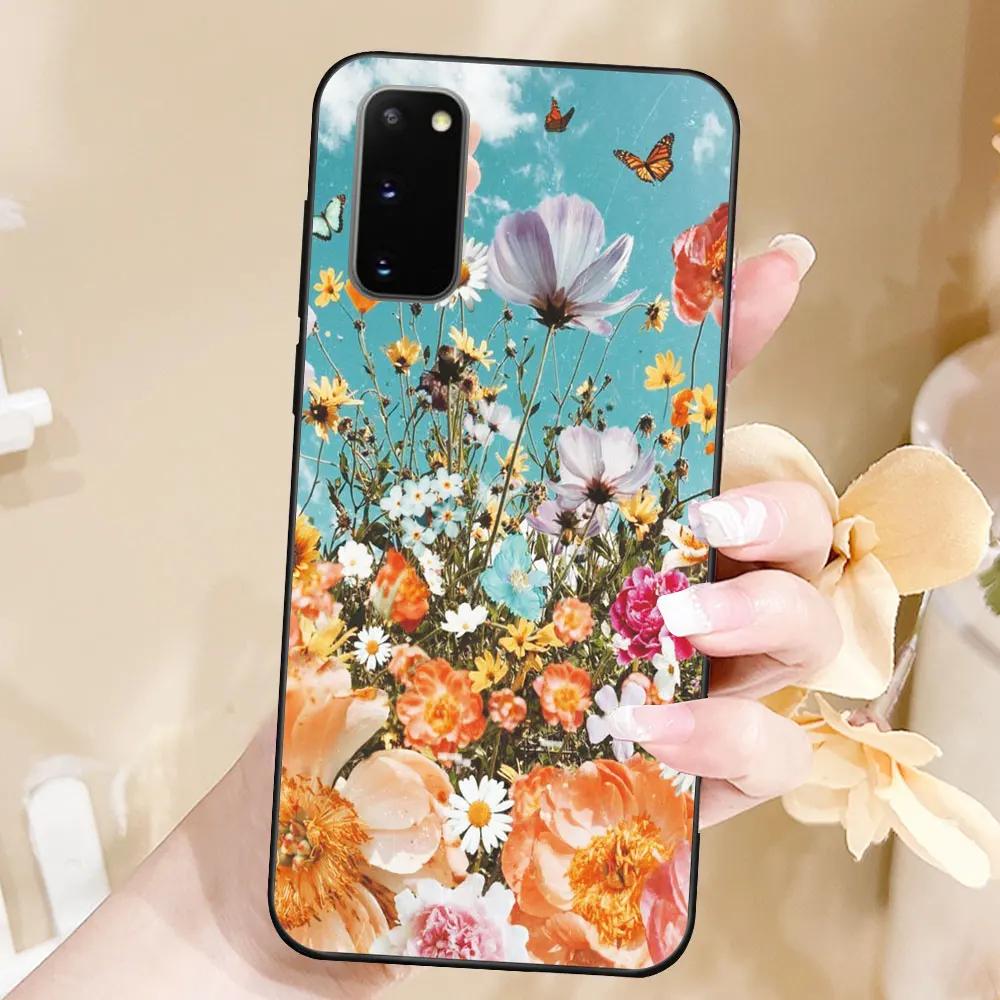 Чехол для Samsung S20 Чехол S20 Plus Ultra S20Lite ТПУ Мягкий Силикон Модный Телефон Funda Для Samsung Galaxy S20FE Чехол Обложка Capa