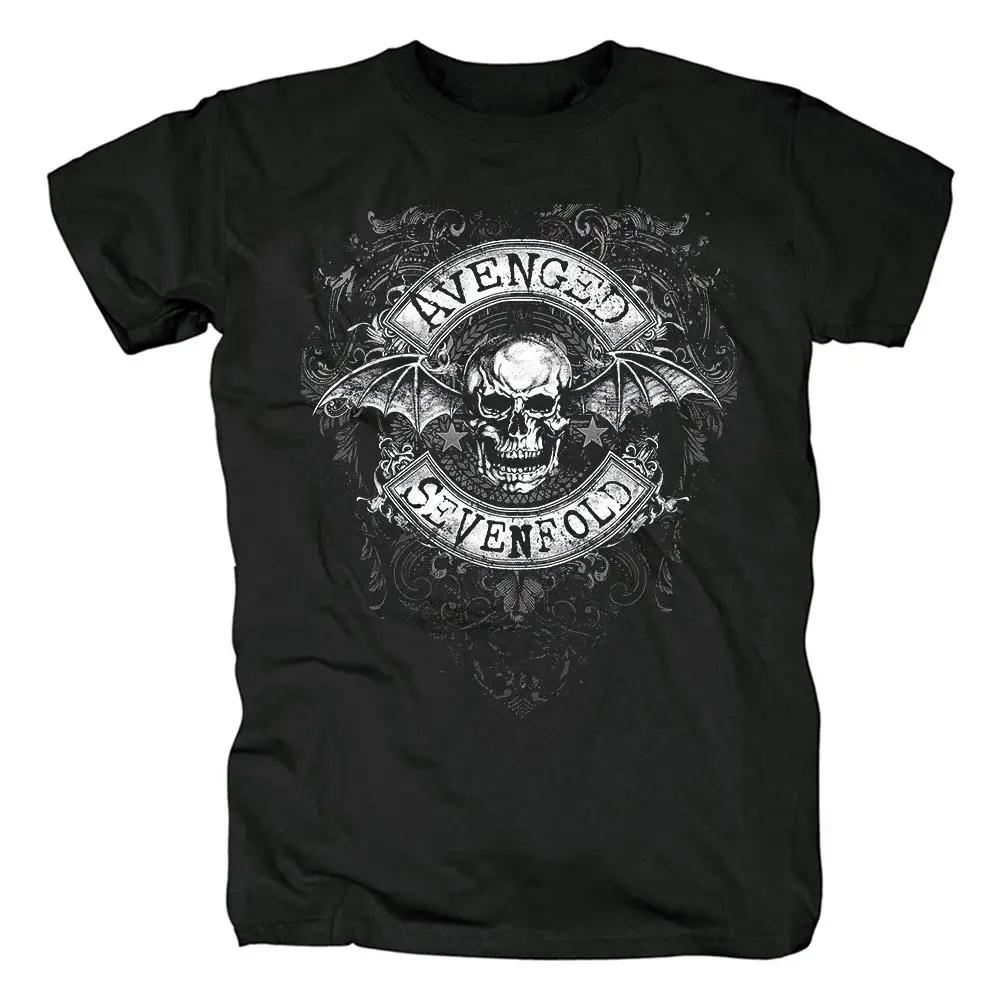 Unisex Harajuku Metalcore Avenged Sevenfold Rock T Shirt Hip Hop Streetwear T Shirt Heavy Metal Plus Size T Shirt Women 62446