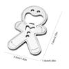 Magnetic Gingerbread Man Bottle Opener Stainless Steel Bottle Opener Fridge Soda Glass Cap Remover Kitchen Metal Beer Bar Tool