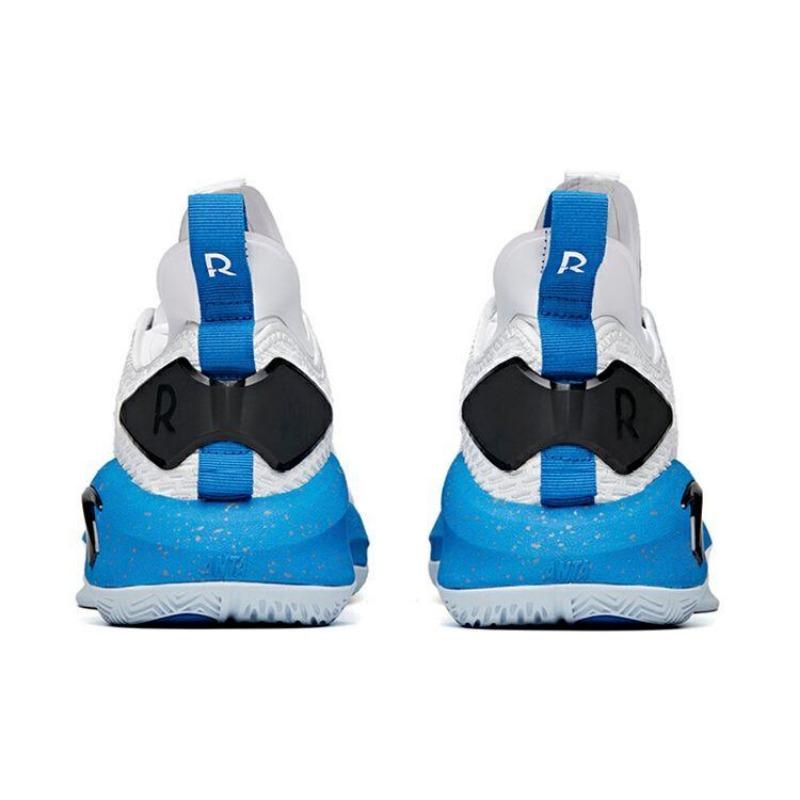 Anta RR6 men's low-top basketball shoes white blue, mesh upper non-slip durable 912021101-3