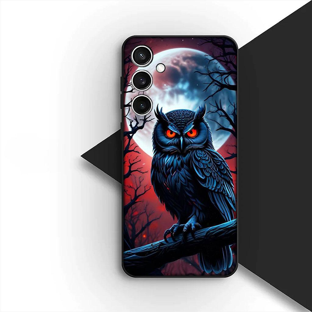 Wallpaper Owl Bird Silicone Phone Cover for Apple iPhone 17 Air 12 13 Pro Max Mini ProMax 7 + 8 Plus Soft Case