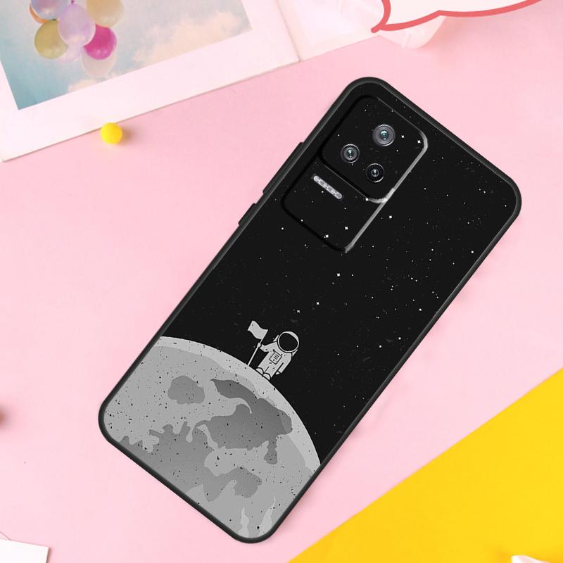 Moon Stars Space Astronaut Case For POCO M6 X6 Pro X3 X4 X5 M5s F3 F5 Xiaomi 14 Ultra 12 13 Lite 11T 12T 13T Pro Funda