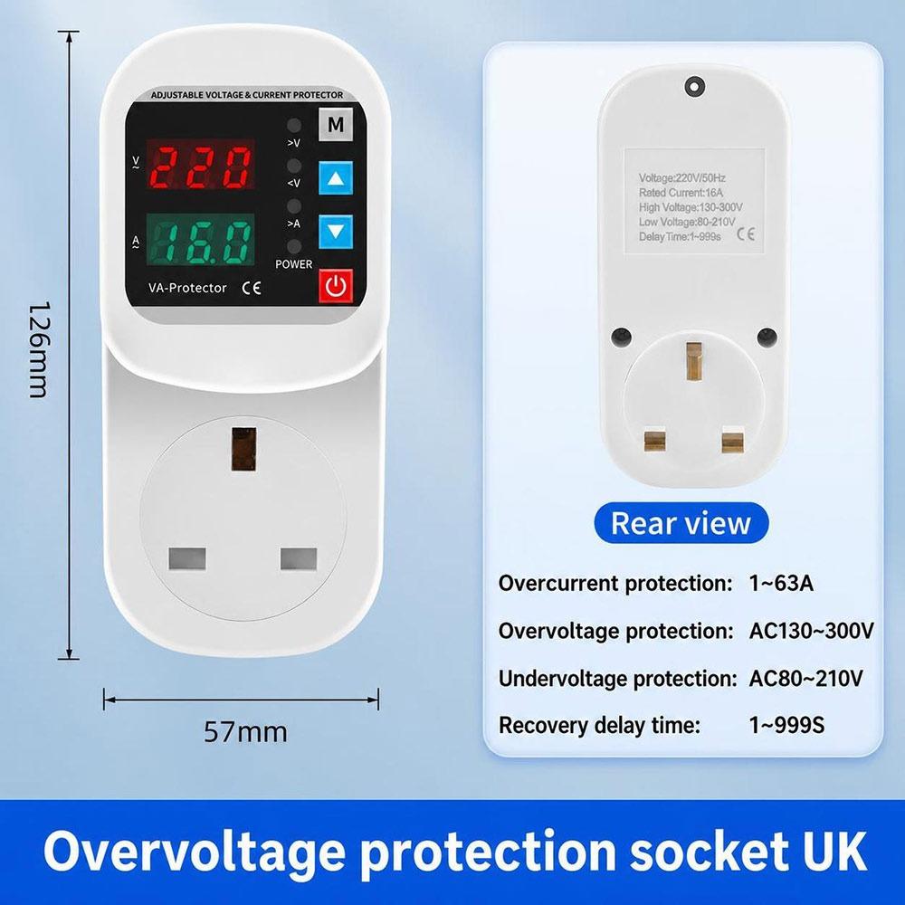 Automatic Reclosing Voltage Protector Socket Overvoltage Protector Equipment Protection